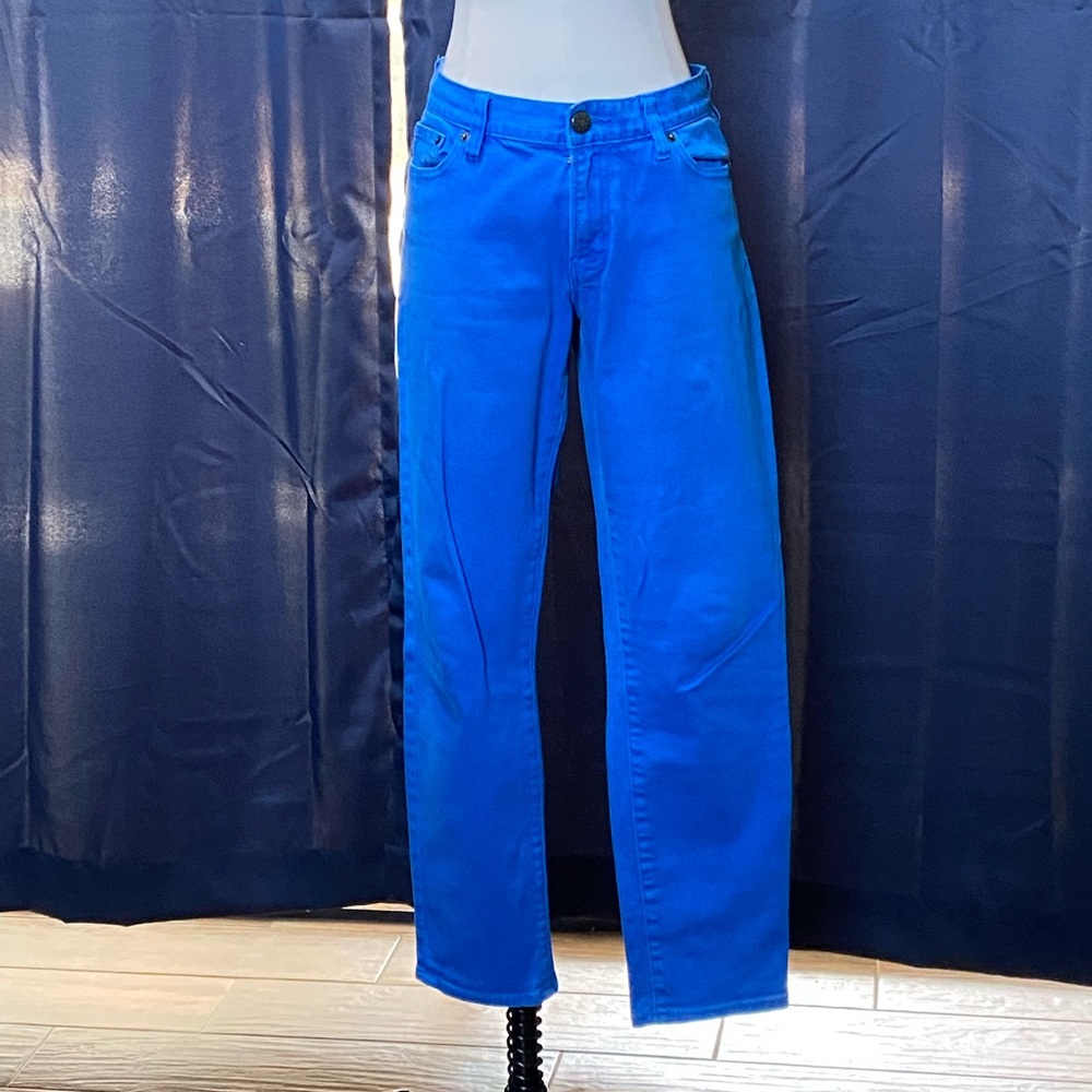 J. Crew Colored Toothpick Denim.